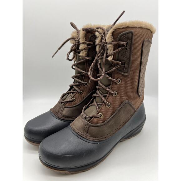 The North Face Shellista IV Mid NF0A5G2NZN3 Women's Brown Boots Size 10 - Picture 8 of 12